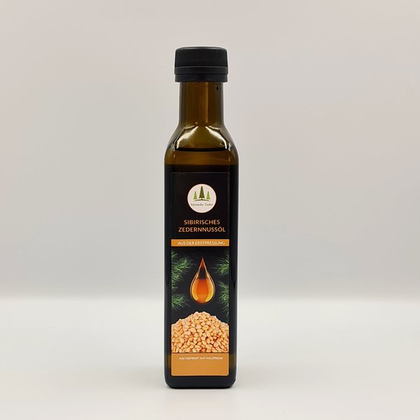 Sibirisches Zedernussöl 250 ml (frisches Öl)