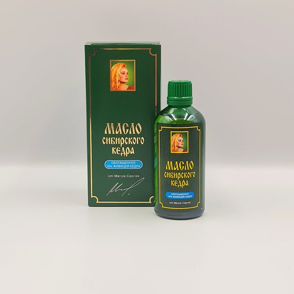 Sibirisches Zedernussöl mit 10% Zedernharz 100 ml "MEGRE"